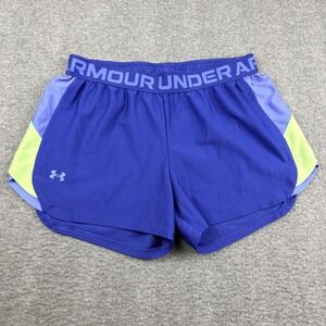 Under Armour Women's M Medium Purple Play Up Shorts Loose Fit Athletic Running